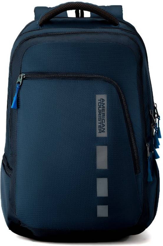 american tourister blue laptop bag